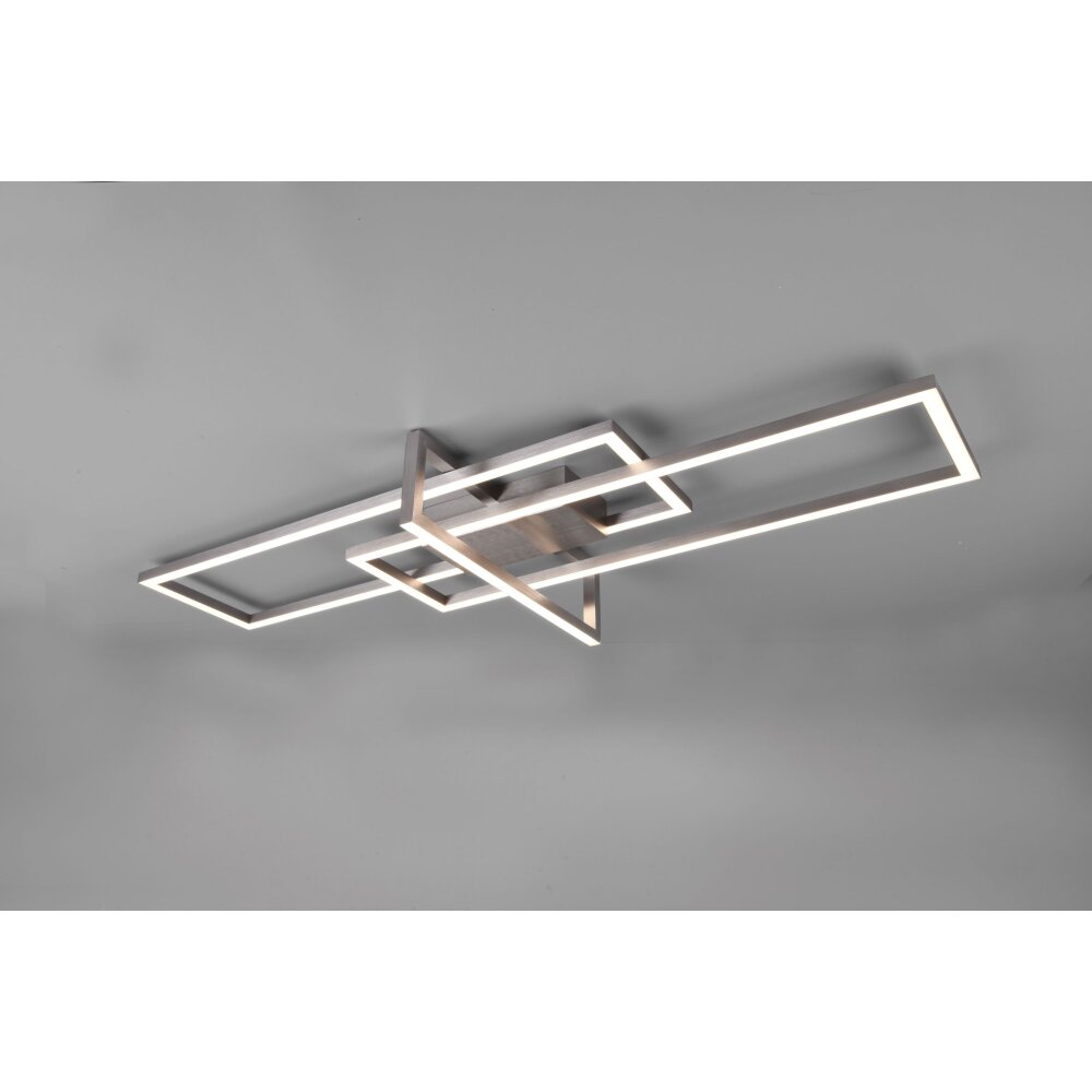 Trio Salinas Lampa Sufitowa LED Nikiel matowy, 1-punktowy main product photo
