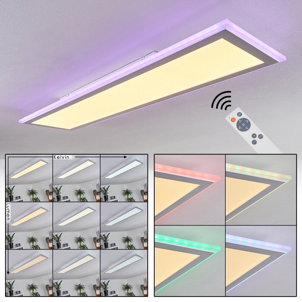 Mota Lampa Sufitowa LED Biały, 1-punktowy, Zdalne sterowanie, Zmieniacz kolorów main product photo