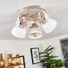 Orny Lampa Sufitowa Jasne drewno, Biały, 3-punktowe