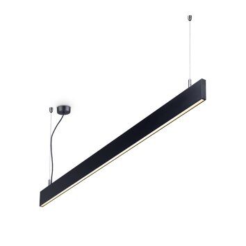 Ideallux LINUS Lampa Wisząca LED Czarny, 1-punktowy