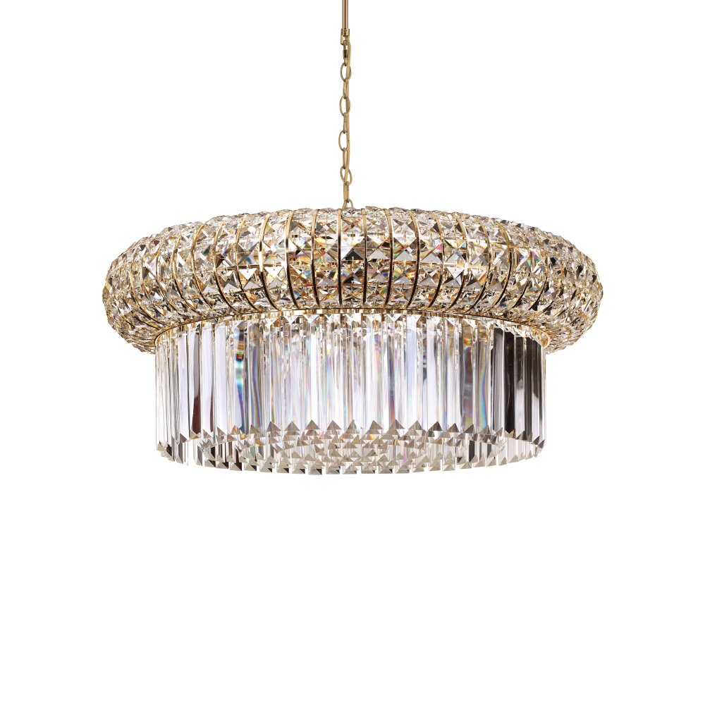Ideallux NABUCCO Lampa Wisząca Złoty, 18-punktowe main product photo