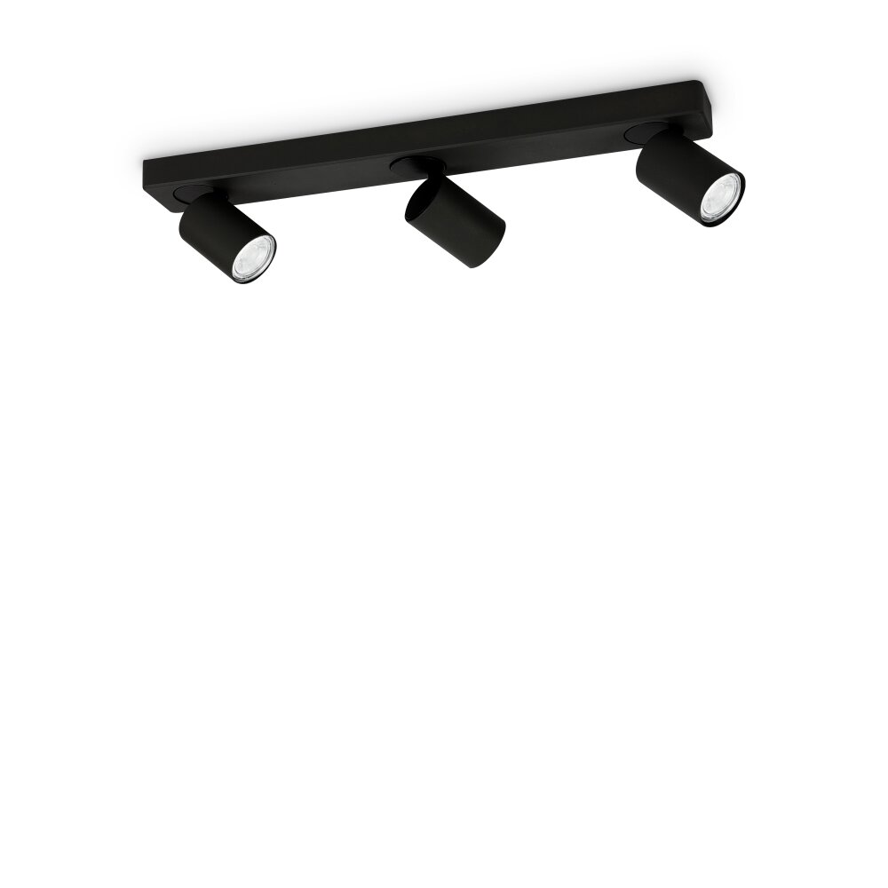 Ideallux RUDY Lampa Sufitowa Czarny, 3-punktowe main product photo