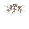 Ideallux SPARK Lampa Sufitowa Czarny, 20-punktowe