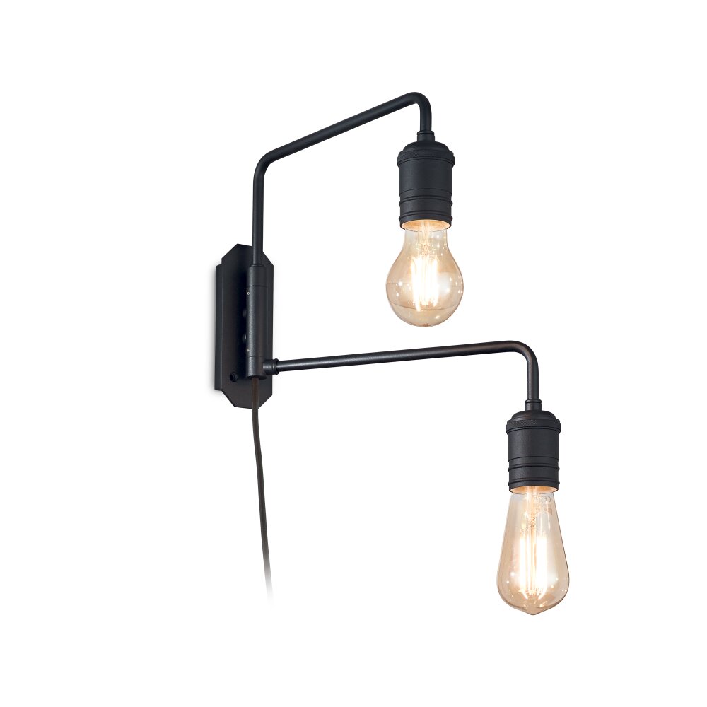 Ideallux TRIUMPH Lampa ścienna Czarny, 2-punktowe main product photo