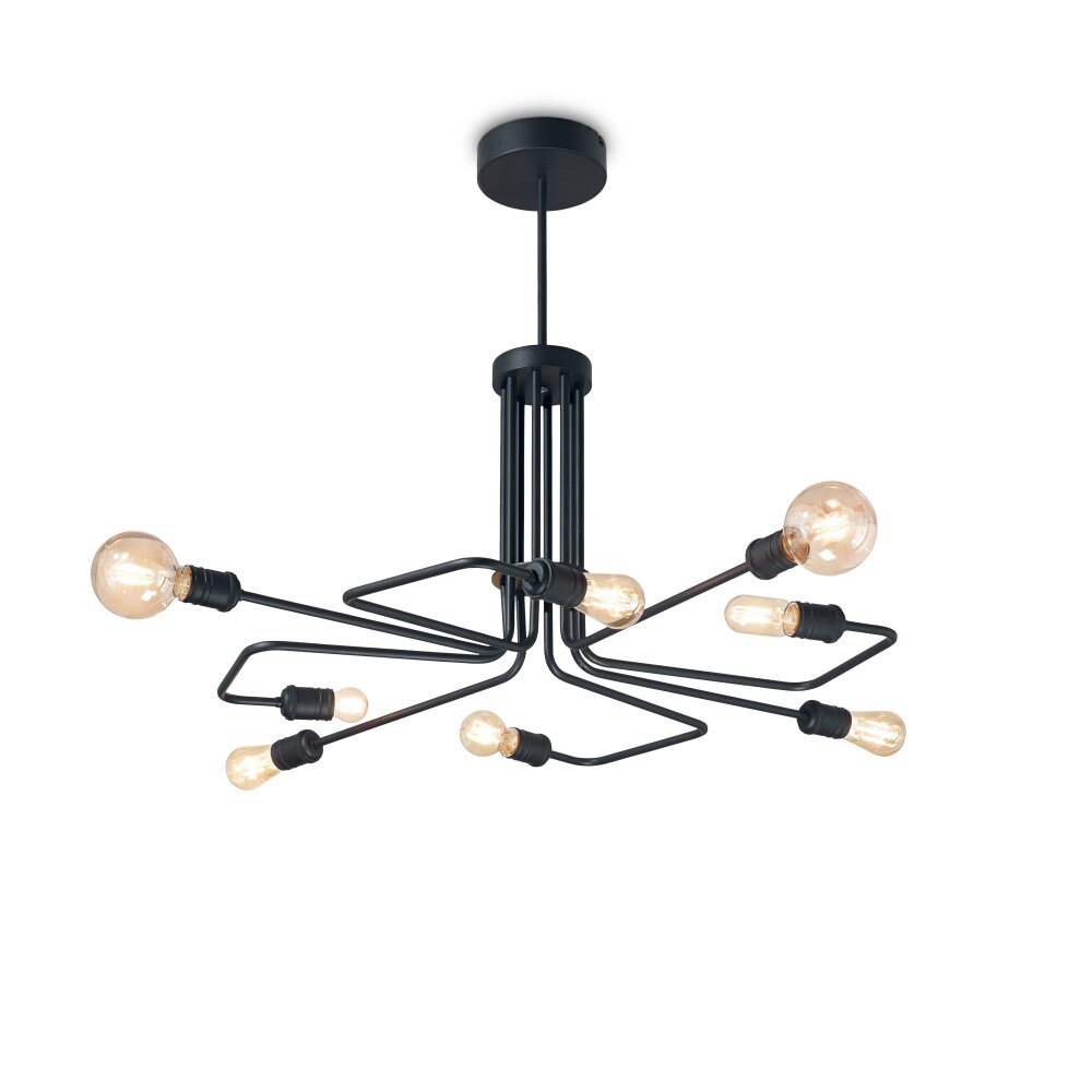 Ideallux TRIUMPH Lampa Wisząca Czarny, 8-punktowe main product photo