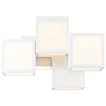 Brilliant Cubix Lampa Sufitowa LED Biały, 1-punktowy