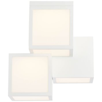 Brilliant Cubix Lampa Sufitowa LED Biały, 1-punktowy