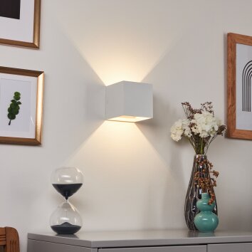 Fulufo Lampa ścienna LED Biały, 1-punktowy