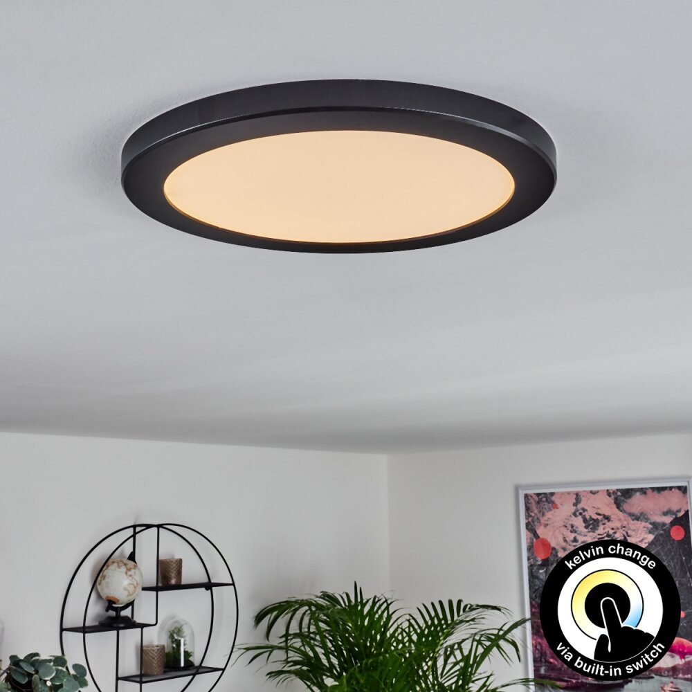 Canditas Lampa Sufitowa LED Czarny, 1-punktowy main product photo