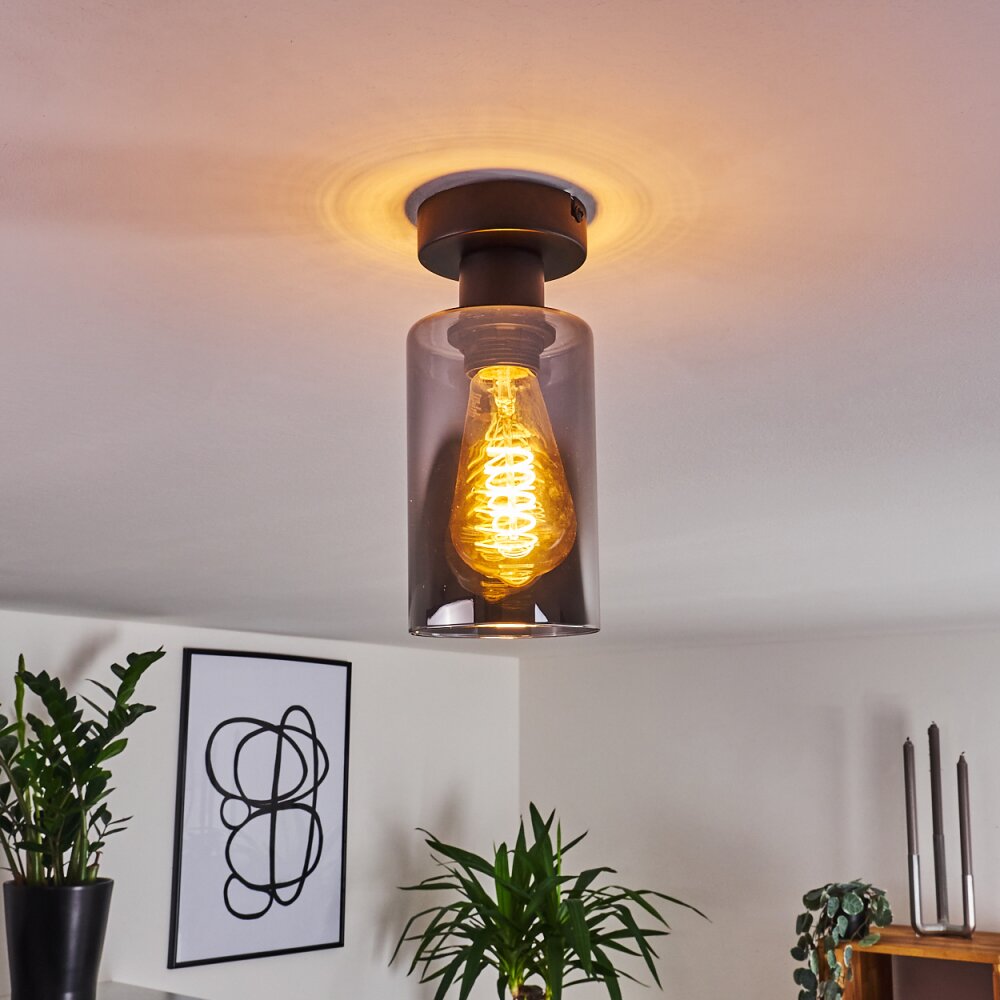 Hunouri Lampa Sufitowa Czarny, 1-punktowy main product photo