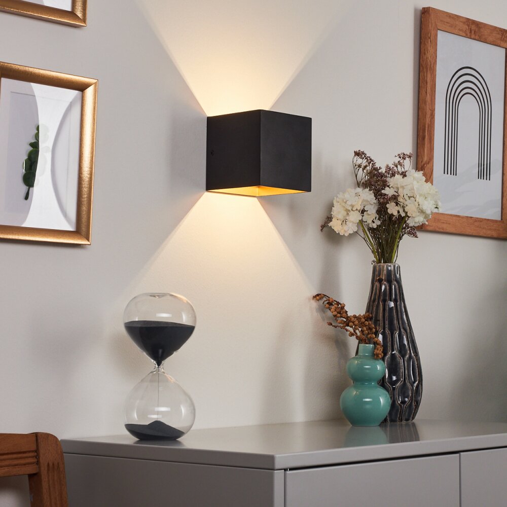 Fulufo Lampa ścienna LED Miedź, Czarny, 1-punktowy main product photo