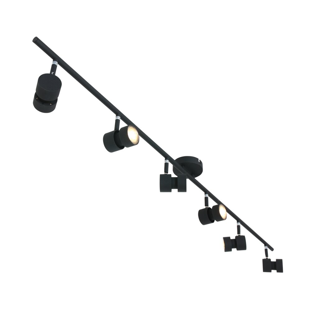 Steinhauer Natasja Lampa Sufitowa LED Czarny, 6-punktowe main product photo