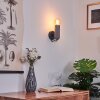 Nonume Lampa ścienna szary, czarny, 1-punktowy