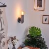 Nonume Lampa ścienna szary, czarny, 1-punktowy
