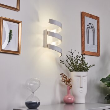 Rezat Lampa ścienna LED Biały, 3-punktowe