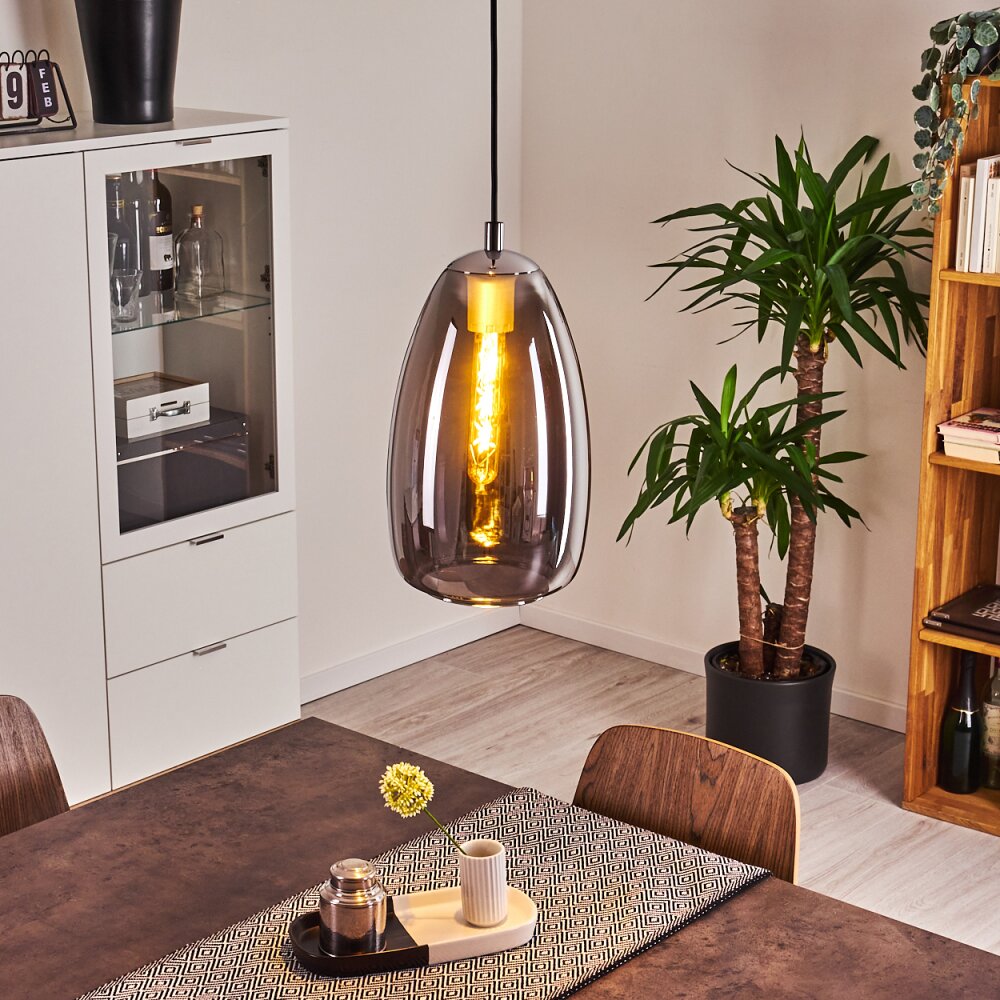 Alvares Lampa Wisząca Chrom, 1-punktowy main product photo