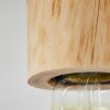 Vasanello Lampa Sufitowa Jasne drewno, Czarny, 4-punktowe