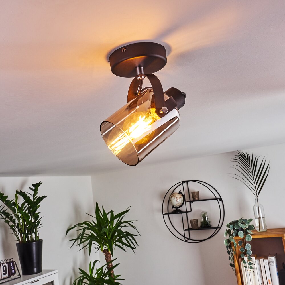 Quieri Lampa Sufitowa Czarny, 1-punktowy main product photo