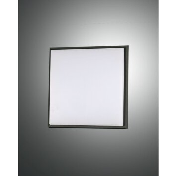 Fabas Luce Desdy Lampa Sufitowa zewnętrzna LED Czarny, 1-punktowy
