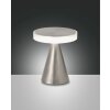 Fabas Luce Neutra Lampa stołowa LED Nikiel matowy, 1-punktowy
