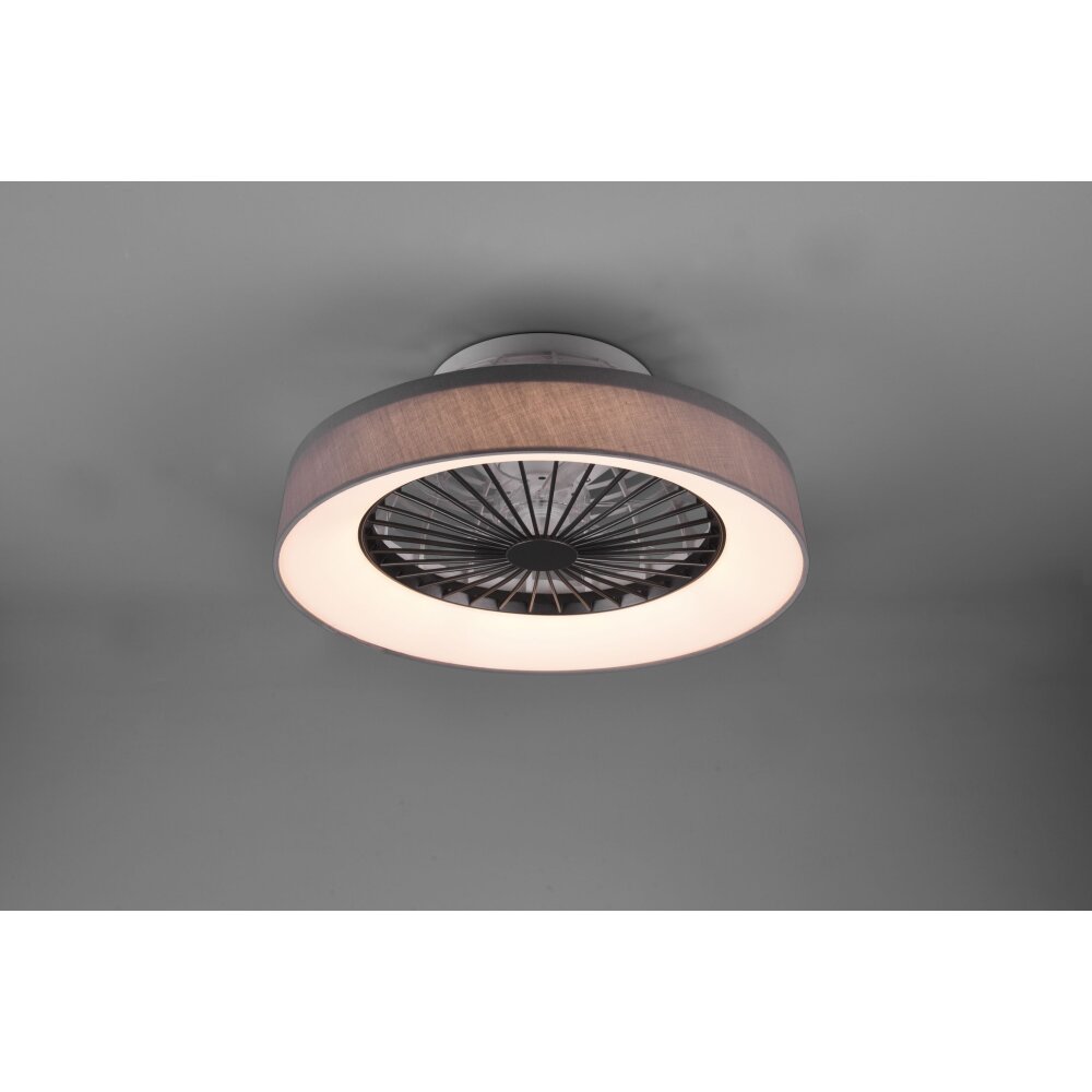 Reality Farsund wentylator sufitowy LED Szary, 1-punktowy, Zdalne sterowanie main product photo