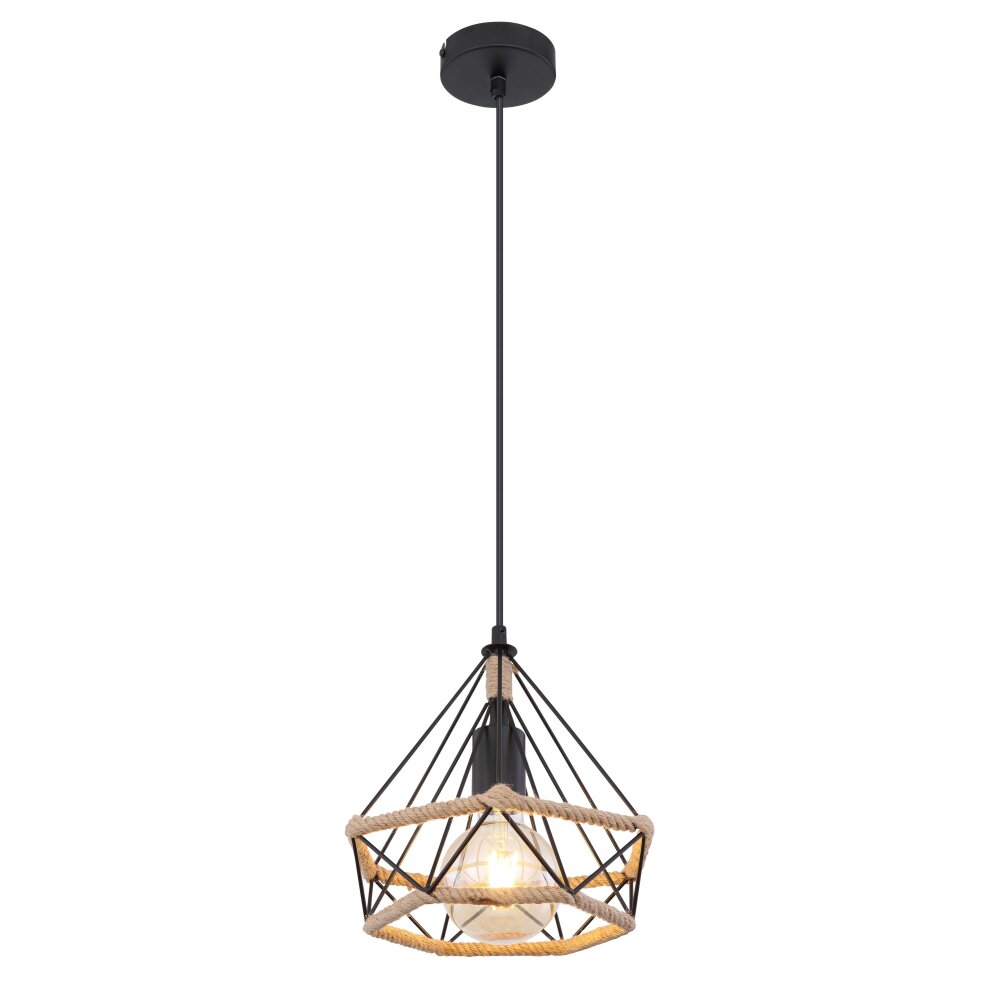 Globo ULLEU Lampa Wisząca Czarny, 1-punktowy main product photo