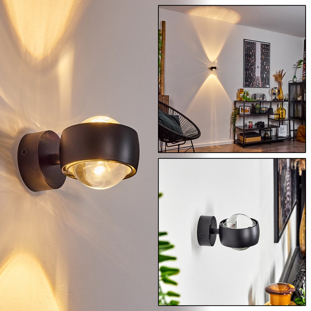 Sapri Lampa ścienna Czarny, 1-punktowy main product photo