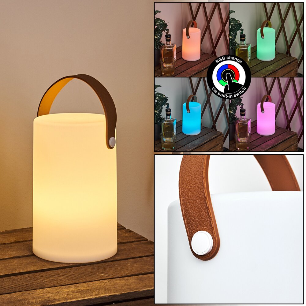 Tacuala Lampa stołowa LED Brązowy, Biały, 1-punktowy, Zmieniacz kolorów main product photo