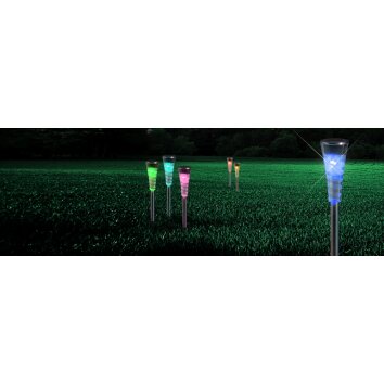 Globo VENTA oświetlenie ścieżek zestaw (5 Szt.) LED Przezroczysty, 1-punktowy, Zmieniacz kolorów