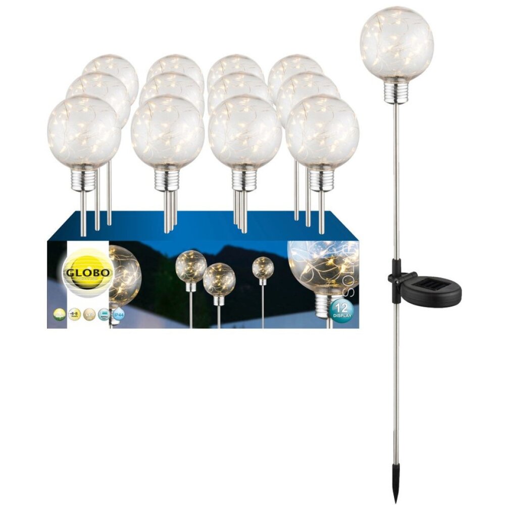 Globo MIMO Lampa solarna LED Przezroczysty, 20-punktowe main product photo