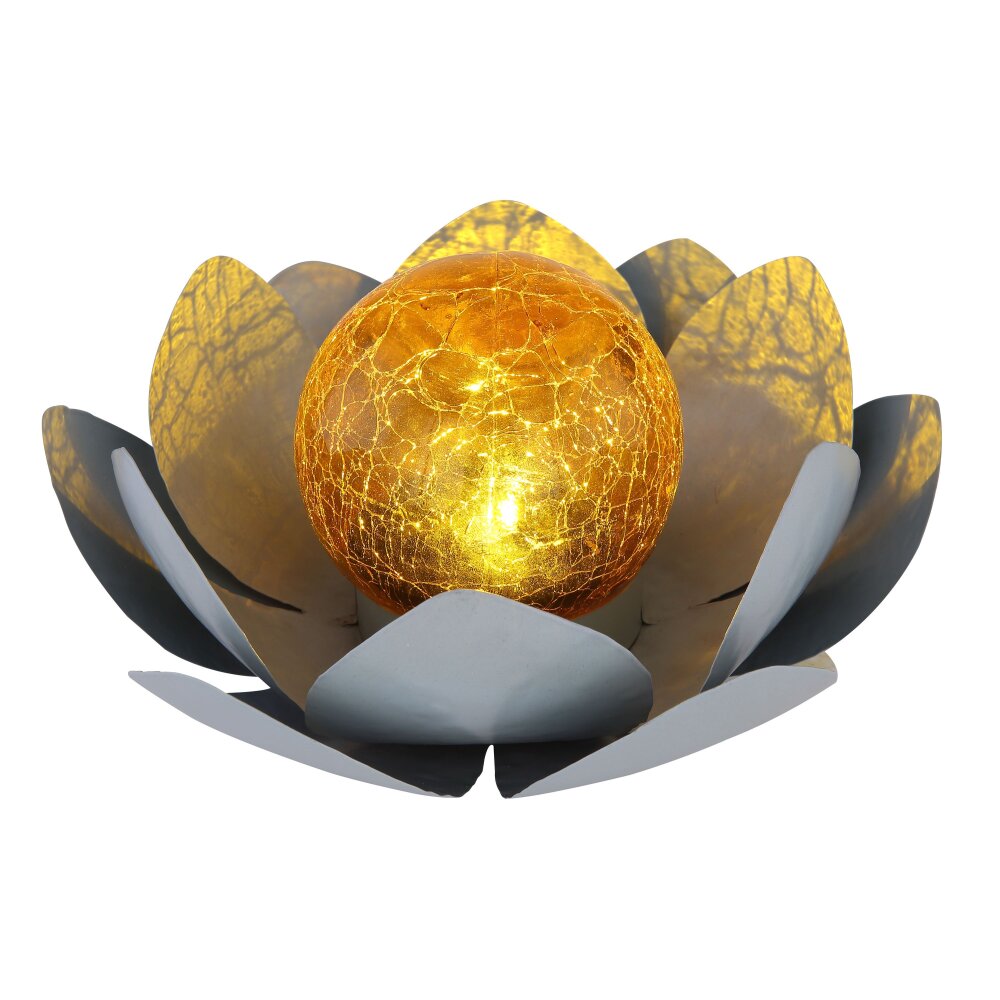 Globo Lampa solarna LED Szary, 1-punktowy main product photo