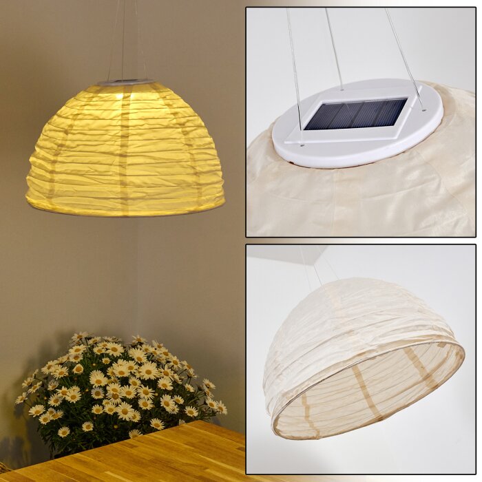 Augusta Lampa Wisząca LED W kolorze kremowym, 1-punktowy