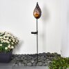 Protaras Lampa solarna LED miedziany, czarny, 1-punktowy