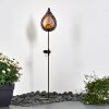 Protaras Lampa solarna LED miedziany, czarny, 1-punktowy