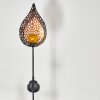 Protaras Lampa solarna LED miedziany, czarny, 1-punktowy