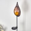 Protaras Lampa solarna LED miedziany, czarny, 1-punktowy