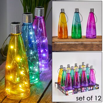 Arcachon Lampa solarna LED kolorowy, 1-punktowy