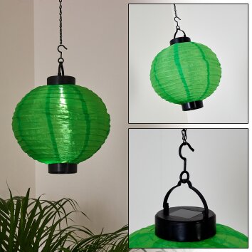 Leogang Lampa Wisząca LED Zielony, Czarny, 1-punktowy