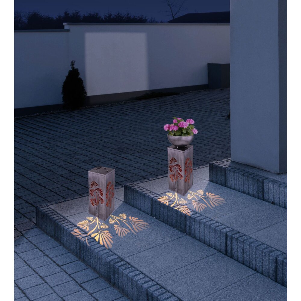 Globo Lampa solarna LED Srebrny, 1-punktowy main product photo