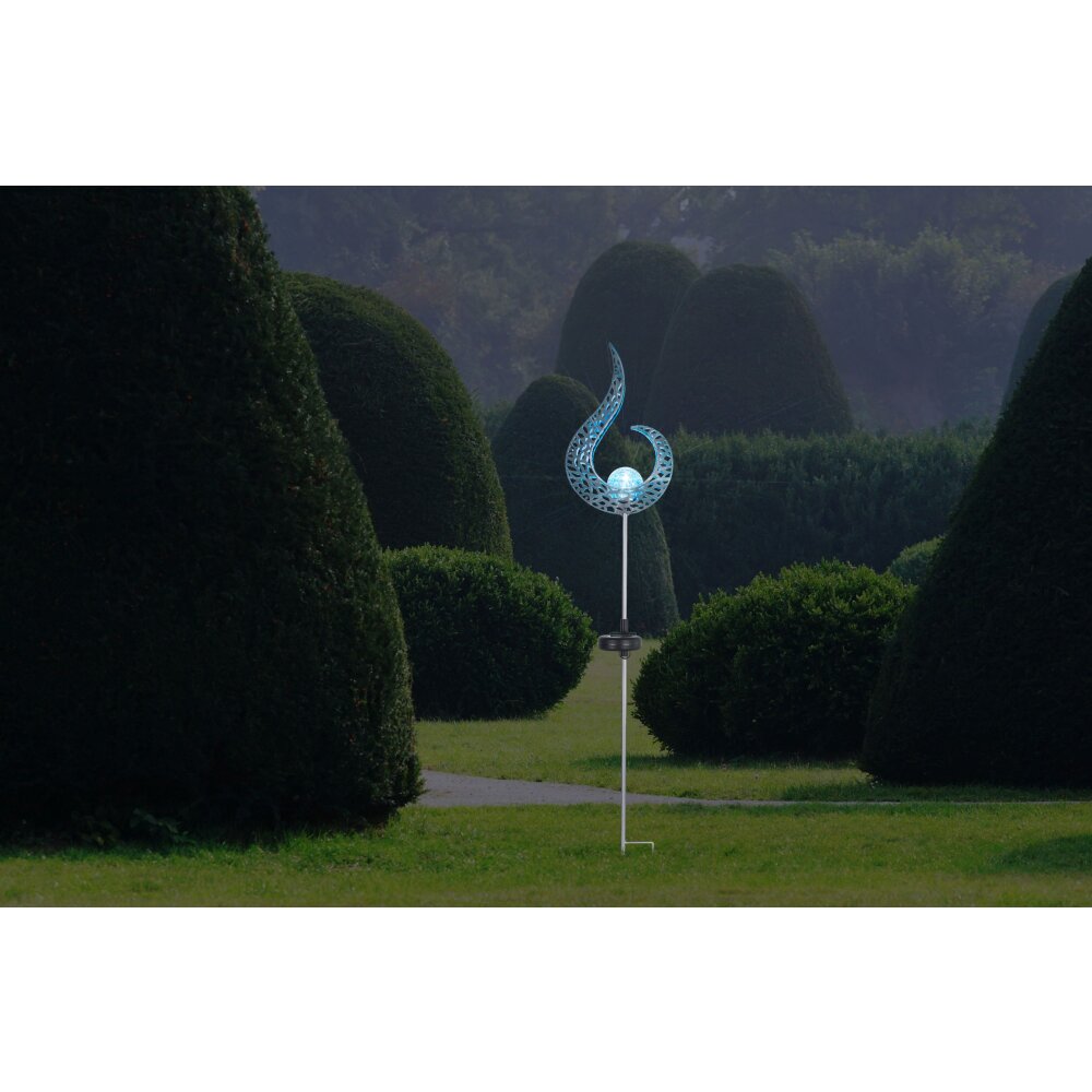Globo Lampa solarna LED Srebrny, 1-punktowy main product photo