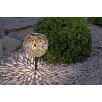 Globo Lampa solarna LED Srebrny, 1-punktowy