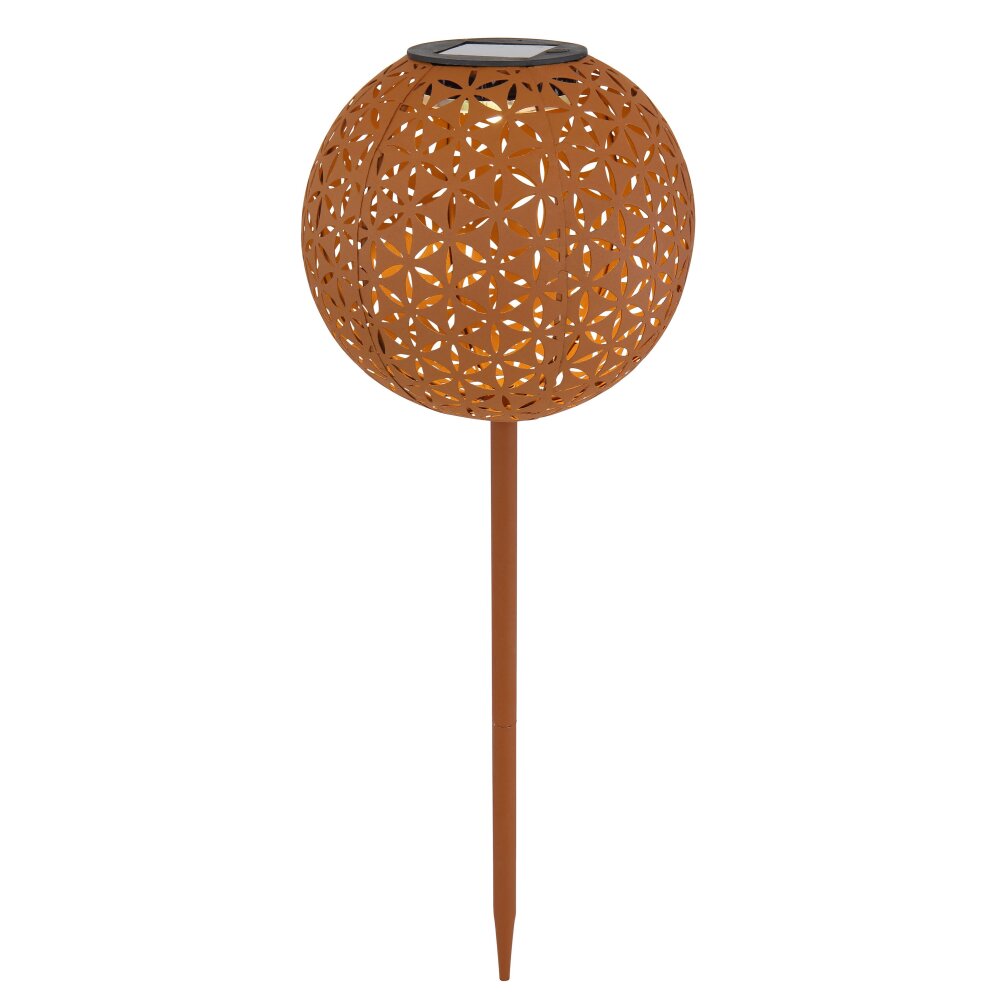 Globo Lampa solarna LED Rdzawy, 1-punktowy main product photo