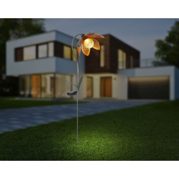 Globo Lampa solarna LED Zielony, 1-punktowy