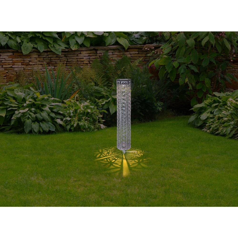 Globo Lampa solarna LED Srebrny, 1-punktowy main product photo