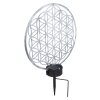 Globo Lampa solarna LED Srebrny, 2-punktowe