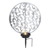 Globo Lampa solarna LED Srebrny, 2-punktowe