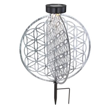 Globo Lampa solarna LED Srebrny, 1-punktowy