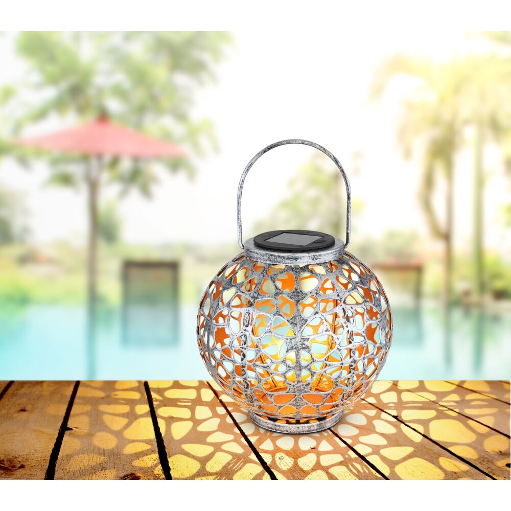 Globo Lampa solarna LED Srebrny, 1-punktowy main product photo