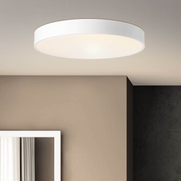 Brillliant Slimline Lampa Sufitowa LED Biały, 1-punktowy, Zdalne sterowanie