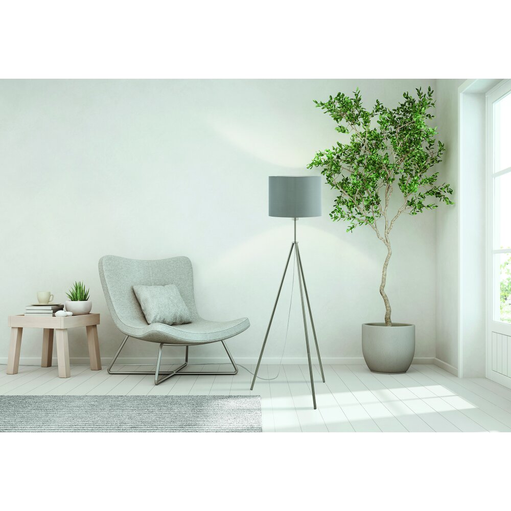 Eglo SCIGLIATI Lampa Stojąca Nikiel matowy, 1-punktowy main product photo